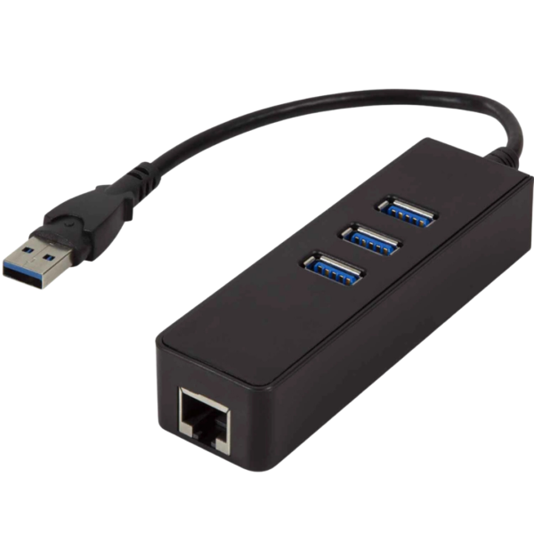 HUB USB 3.0 3PUERTOS + RED LAN RJ45