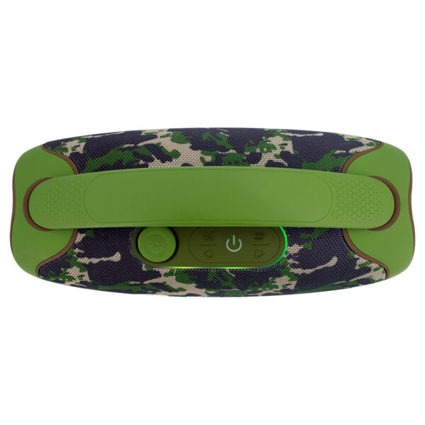 PARLANTE TEROS COLOR VERDE MILITAR CAMUFLADO, 60 WATTS - Imagen 6