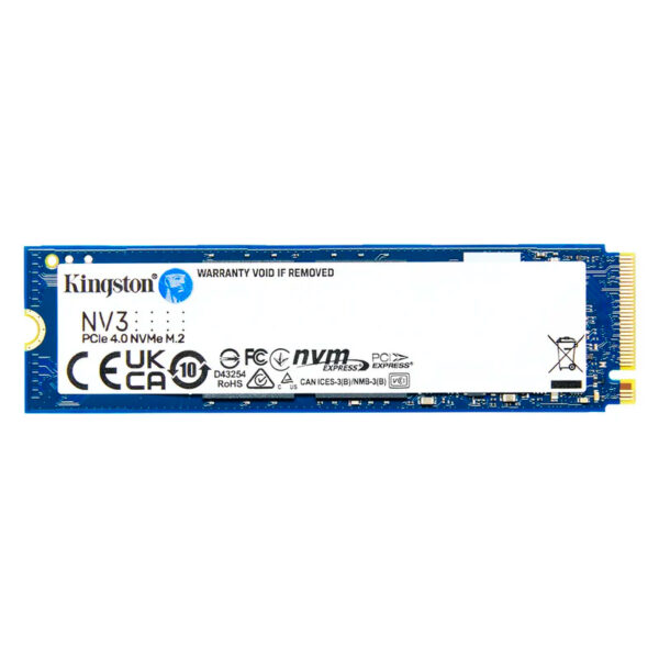 Unidad en estado solido Kingston 1000GB NV3 PCIe 4.0 NVMe M.2 SSD